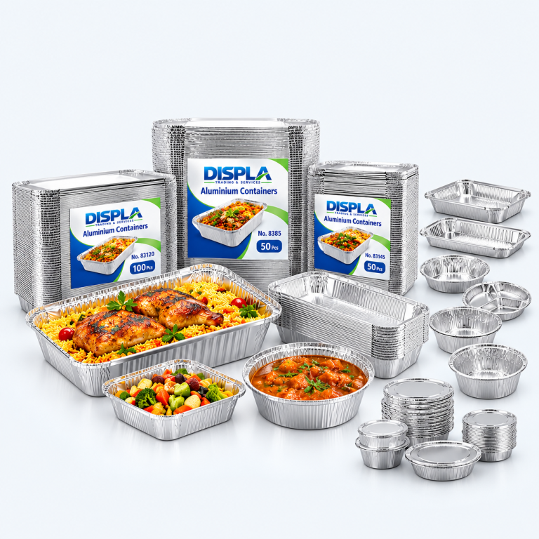 Displa Aluminium Containers product range
