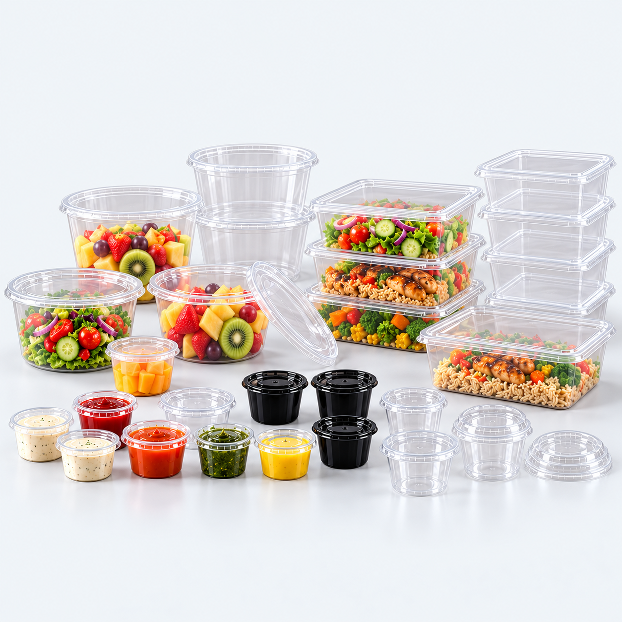 Clear Food Containers – Displa Trading & Services