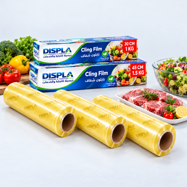 Cling film rolls and dispenser packaging