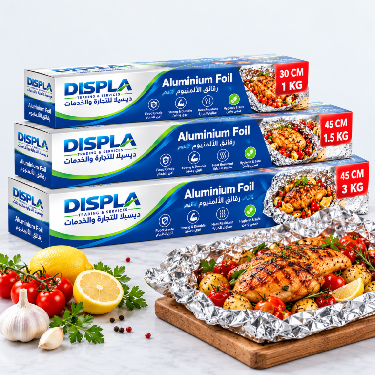 Aluminium foil rolls and branded packaging